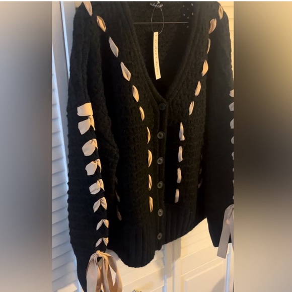 Last price drop⬇️PRICE FIRM➡️ NWT FOR LOVE & LEMONS LIBERTY CARDIGAN - M - Picture 12 of 13